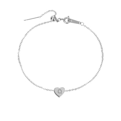 Heart Shape Gold Plated Anklet
