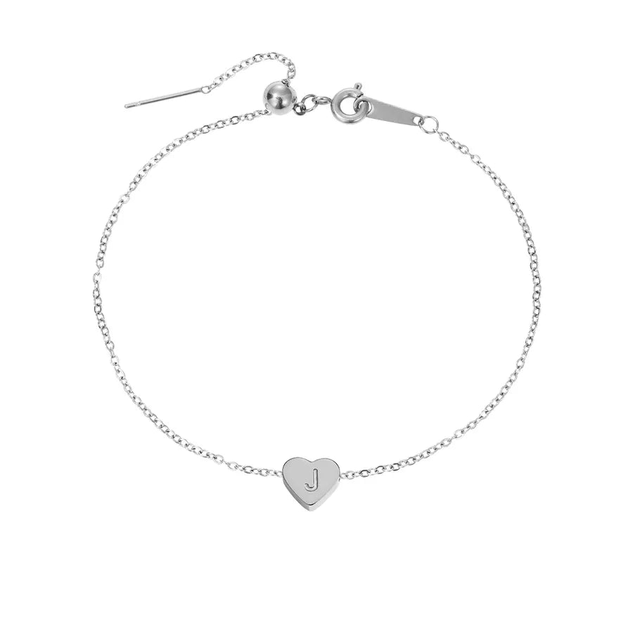 Heart Shape Gold Plated Anklet