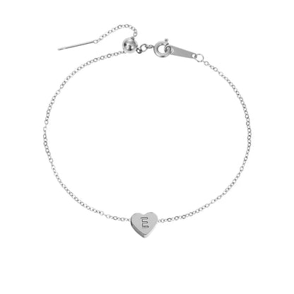 Heart Shape Gold Plated Anklet
