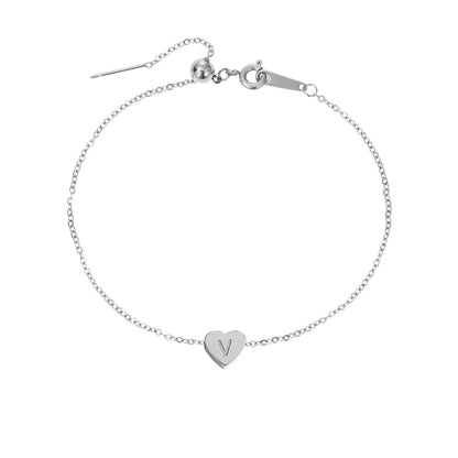 Heart Shape Gold Plated Anklet