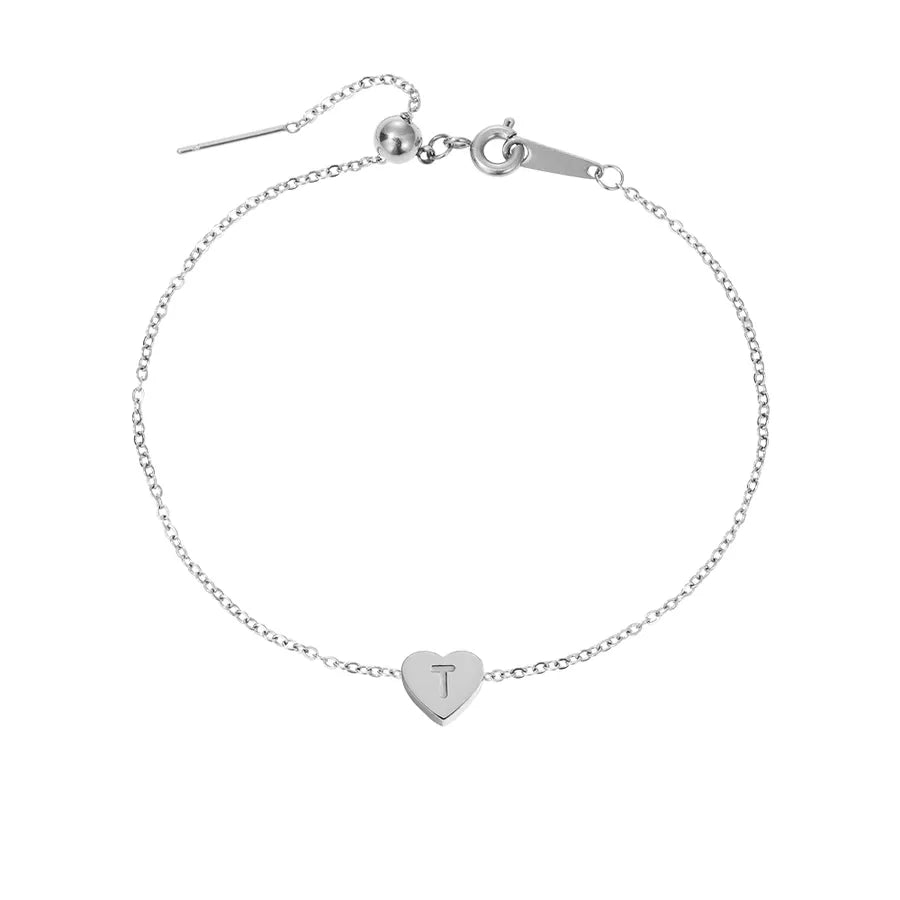 Heart Shape Gold Plated Anklet