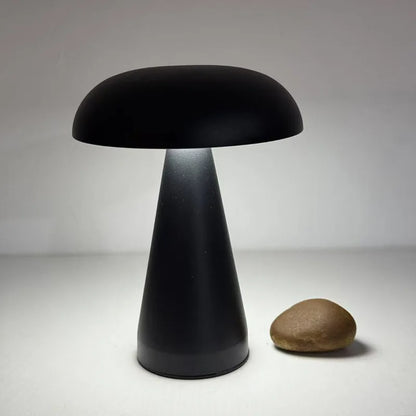 Bar Atmosphere Mushroom Shaped Touch Metal Night Lamp Outdoor Restaurant Dining Table Creative Desk Lamp Design