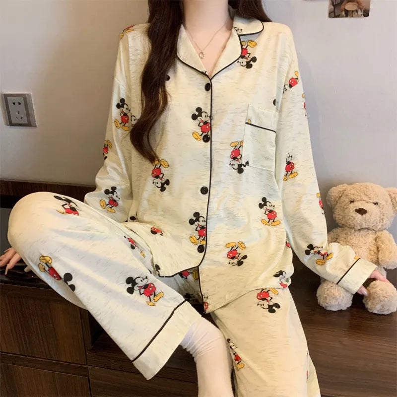 Purple Heart Sweet Style Sleepwear