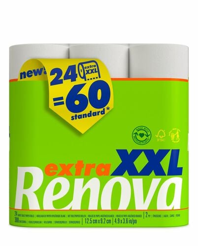 Renova XXL Toilet Tissue Rolls - 18 Pack