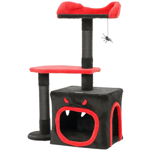 Gothic Cat Tower with Scratching Posts
