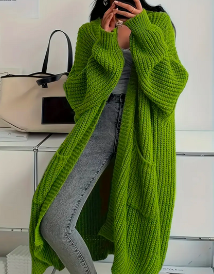 Long Sleeve Long Length Cardigan