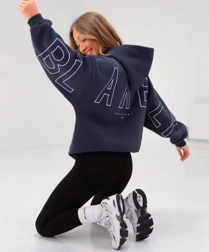 BLKY European Fashion Printed Hoodie