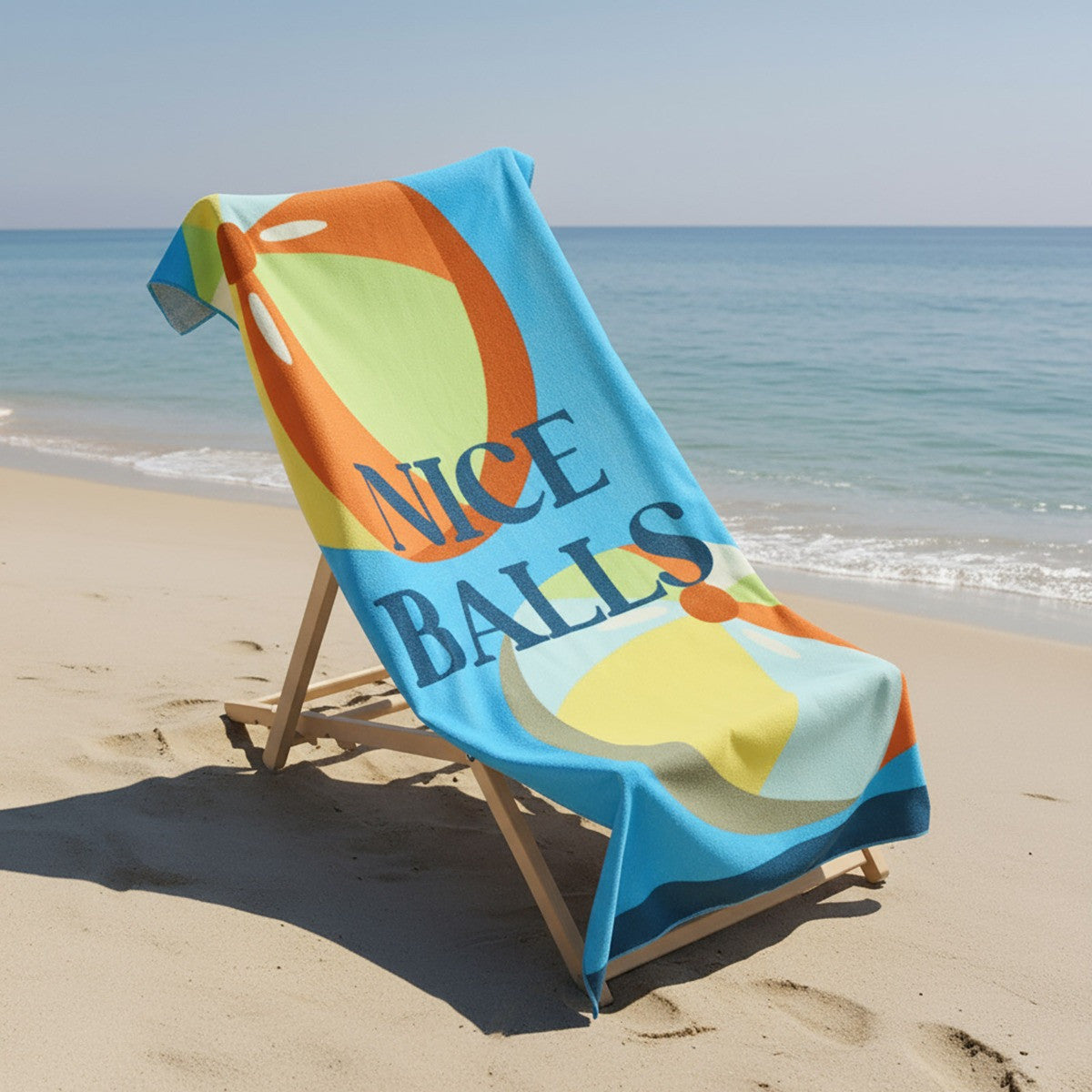 Nice Balls Beach Towel