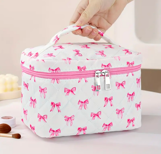 Fashion Bow Makeup Storage Bag