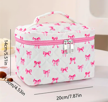 Fashion Bow Makeup Storage Bag