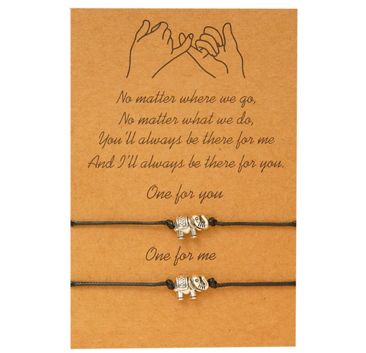 Elephant Friendship Bracelet Gift