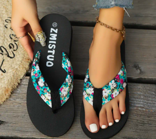 Floral Flipflops
