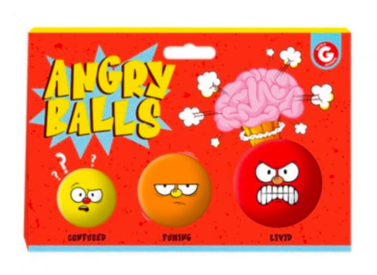 Angry Faces Stress Ball Set