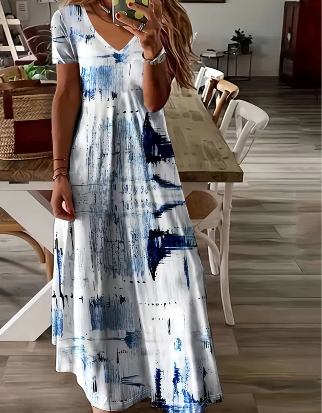 Tye Dye Ladies Maxi Dress