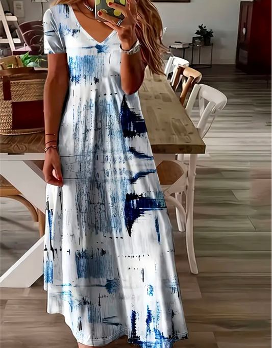 Tye Dye Ladies Maxi Dress