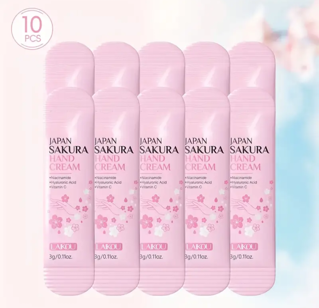 10pc Cherry Blossom Hand Cream