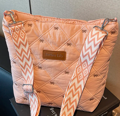 Ladies Bohemian Quilted Tote Bag