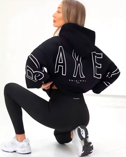BLKY European Fashion Printed Hoodie