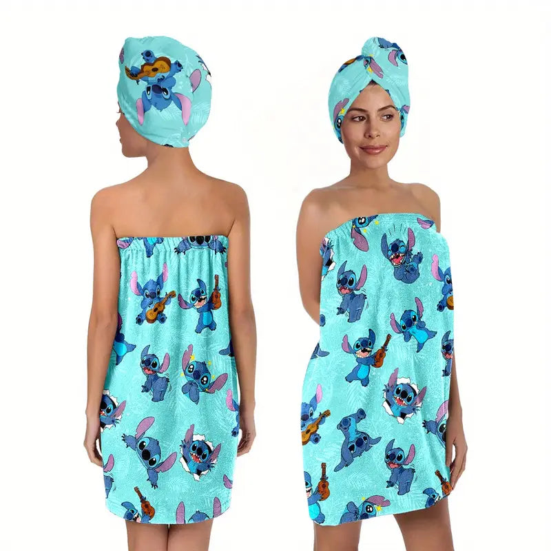 Stitch Towel Body and Hair Wrap