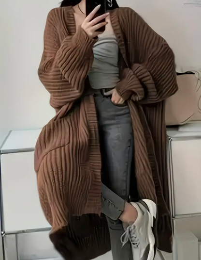Long Sleeve Long Length Cardigan
