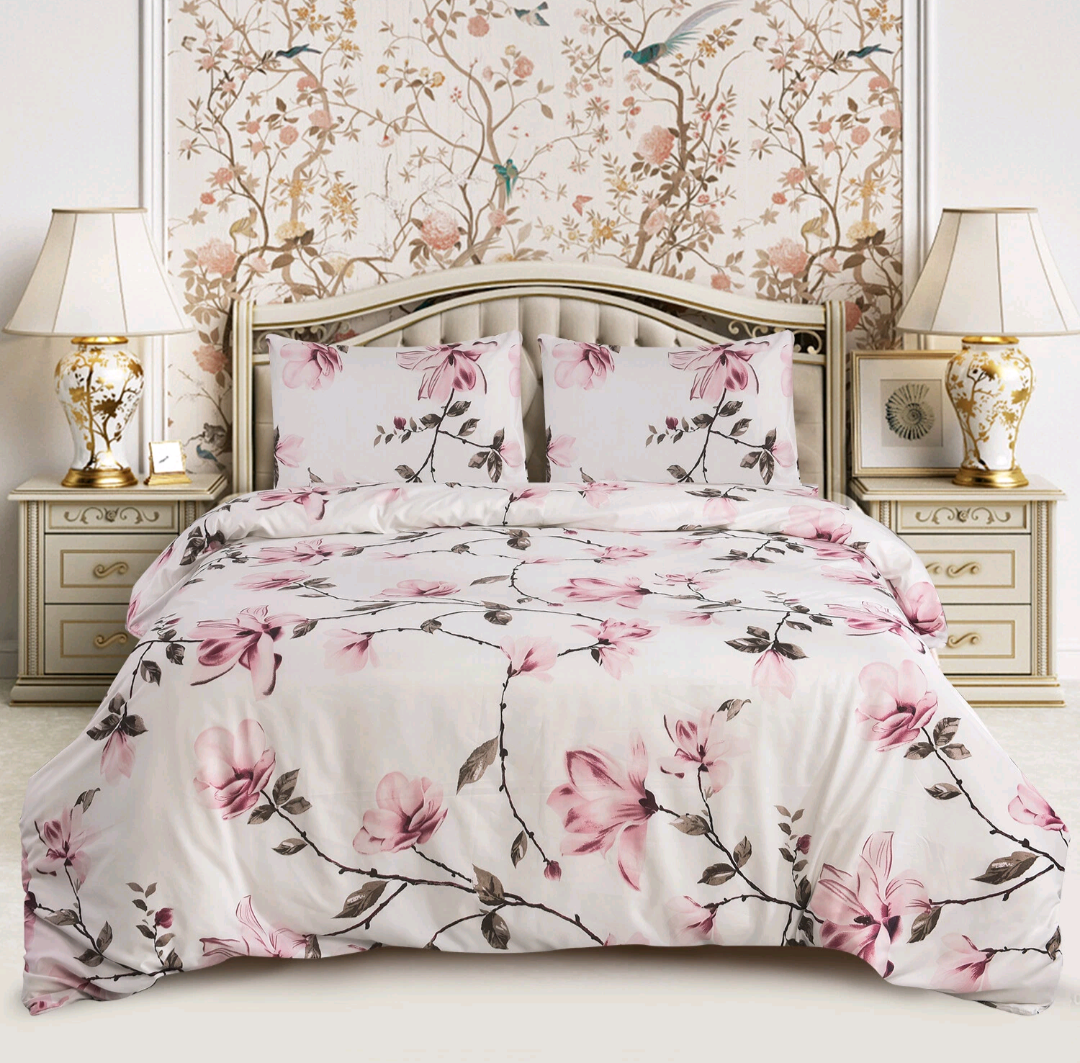 4pc Spring Flowers Duvet Set