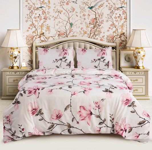 4pc Spring Flowers Duvet Set