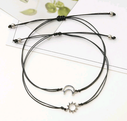 Sun & Moon Friendship Bracelet Gift