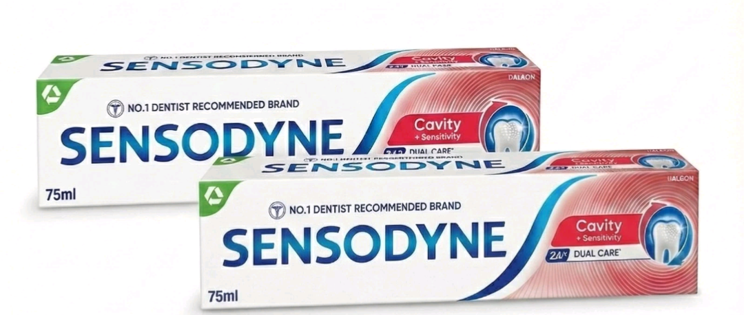 Sensodyne Sensitivity & Cavity Toothpaste Dual Care 2 pack x 75ml