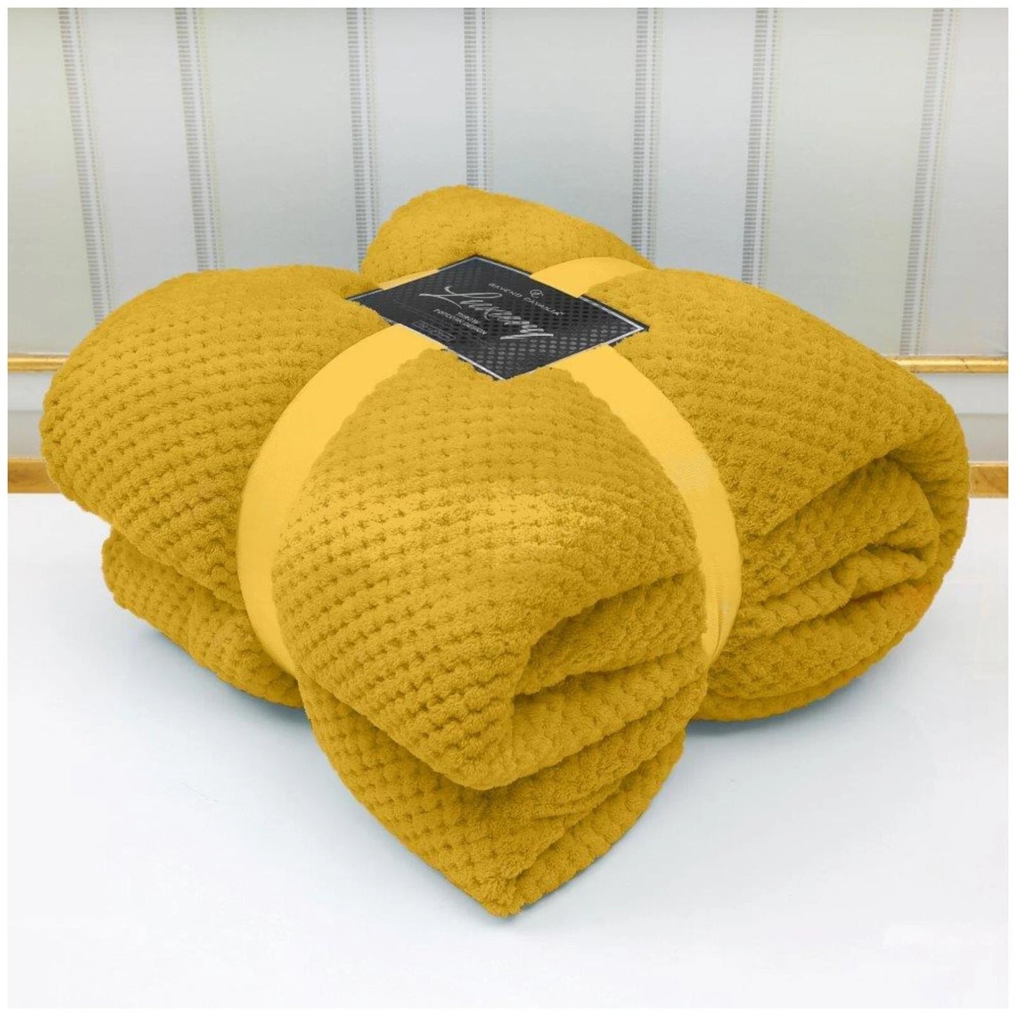 Popcorn Waffle Throw