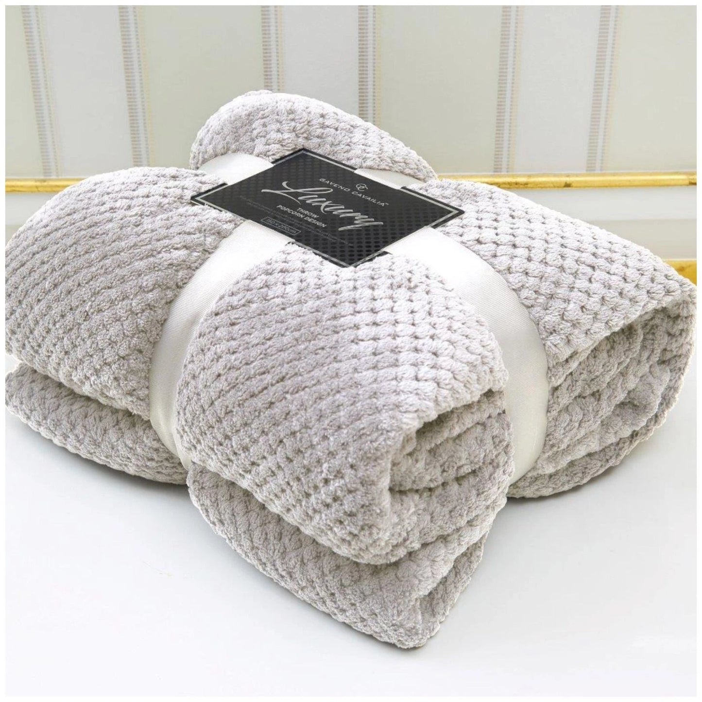Popcorn Waffle Throw