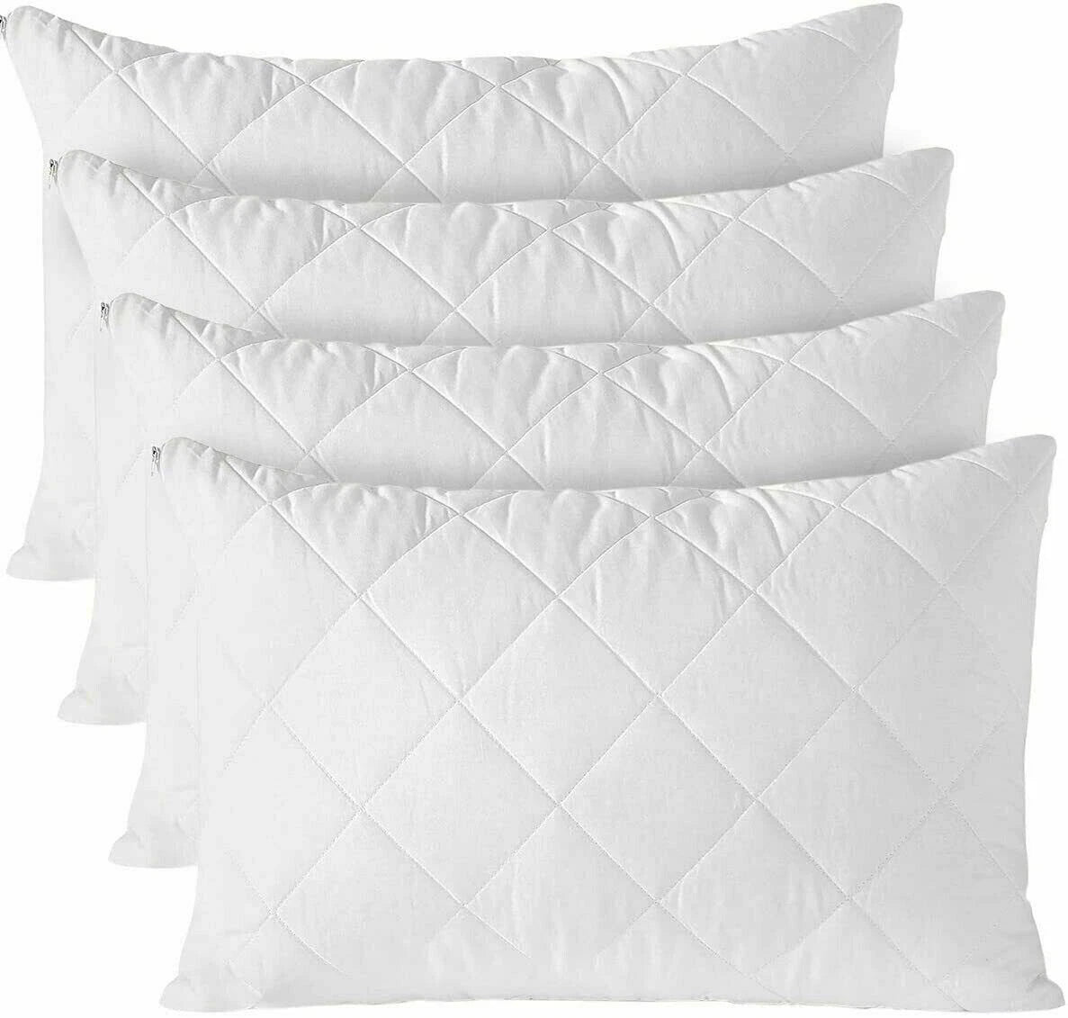 4Pack Quilted Pillow Protectors