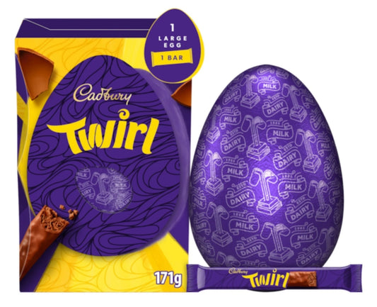 Large Twirl Cadbury Chocolate Easter Egg