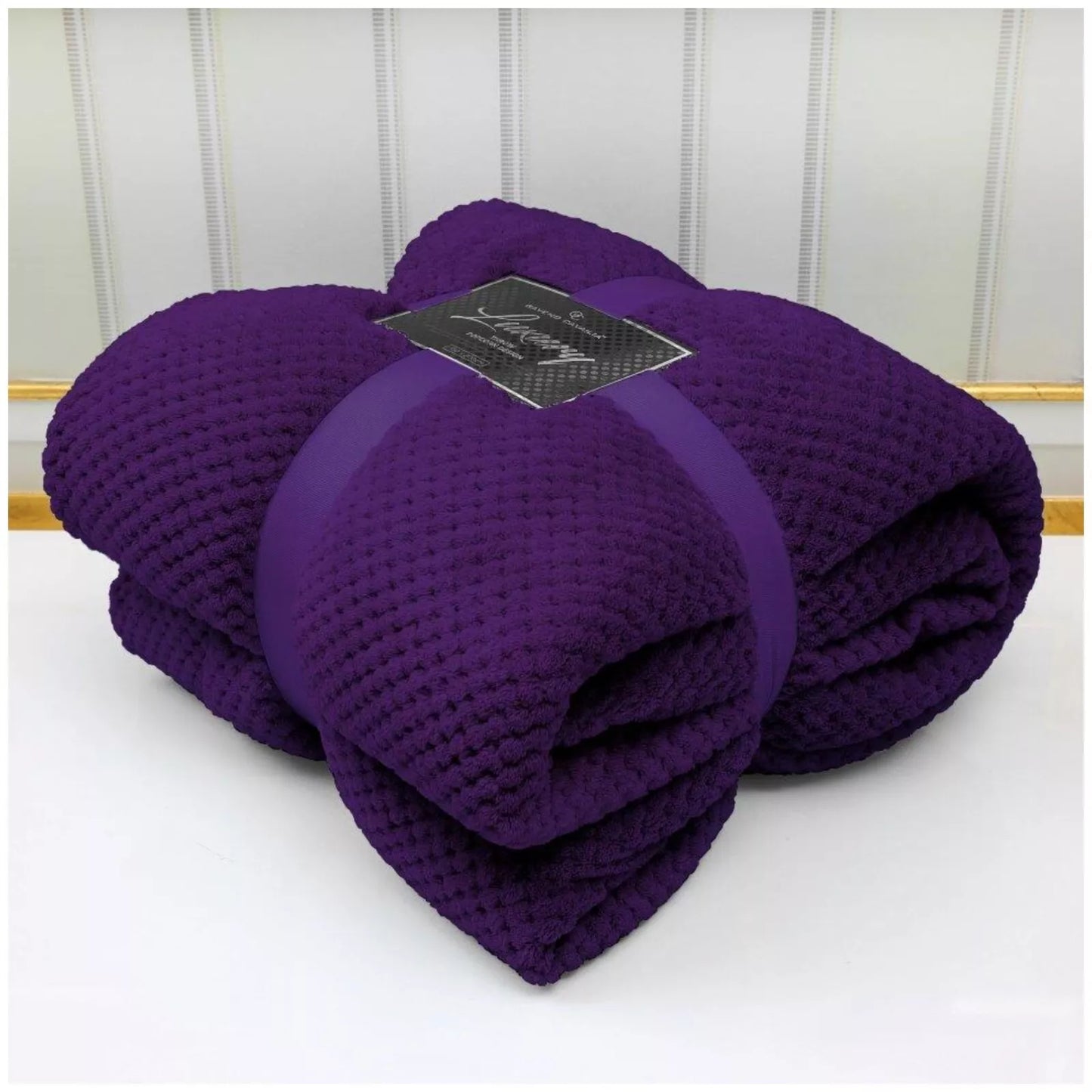Popcorn Waffle Throw