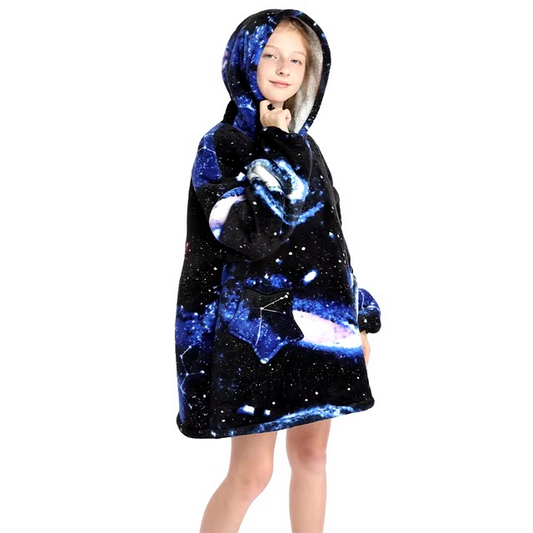 Kids Space Sherpa Fleece Hoodie