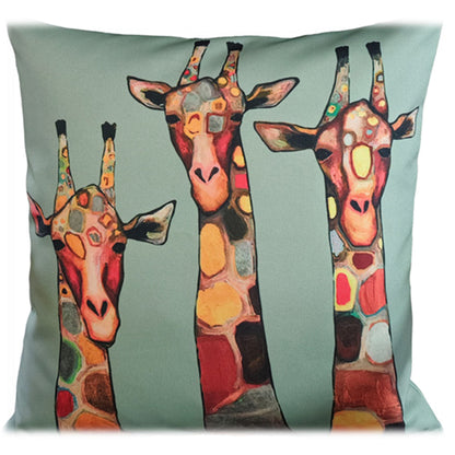 Waterproof Breathable Giraffe Hollowfibre Filled Cushion